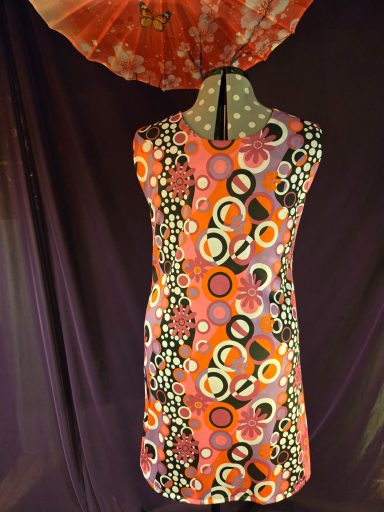 Pink Circle Retro Dress